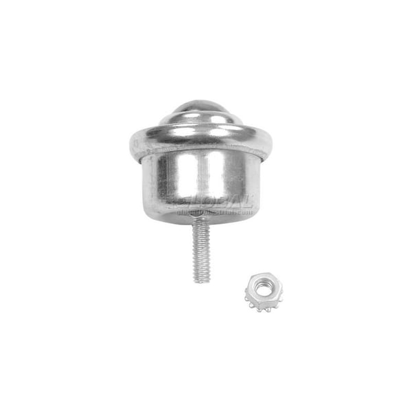 Omni Metalcraft Replacement 1" Diameter Stud Mount Ball 102106 for Omni Metalcraft Ball Transfer Conveyor Tables 102106 - main